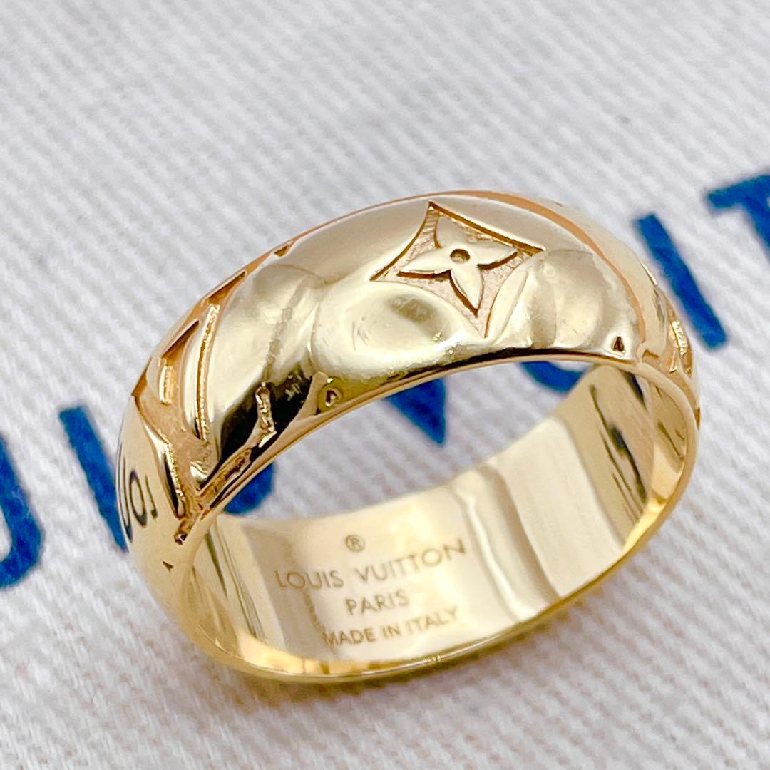 LOUIS VUITTON リング　ネックレス　モノグラム　ゴールド　指輪