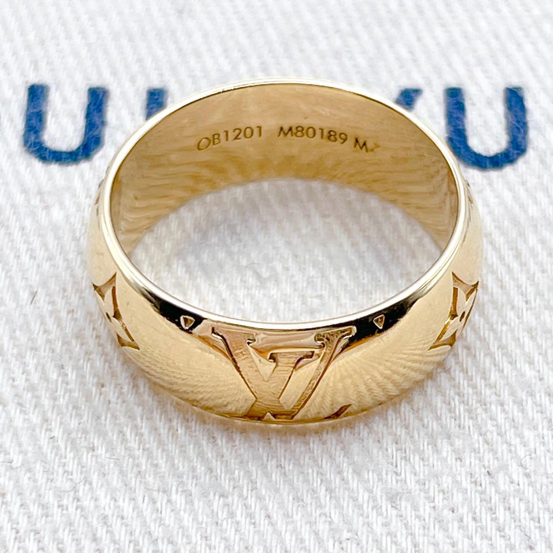 LOUIS VUITTON リング　ネックレス　モノグラム　ゴールド　指輪