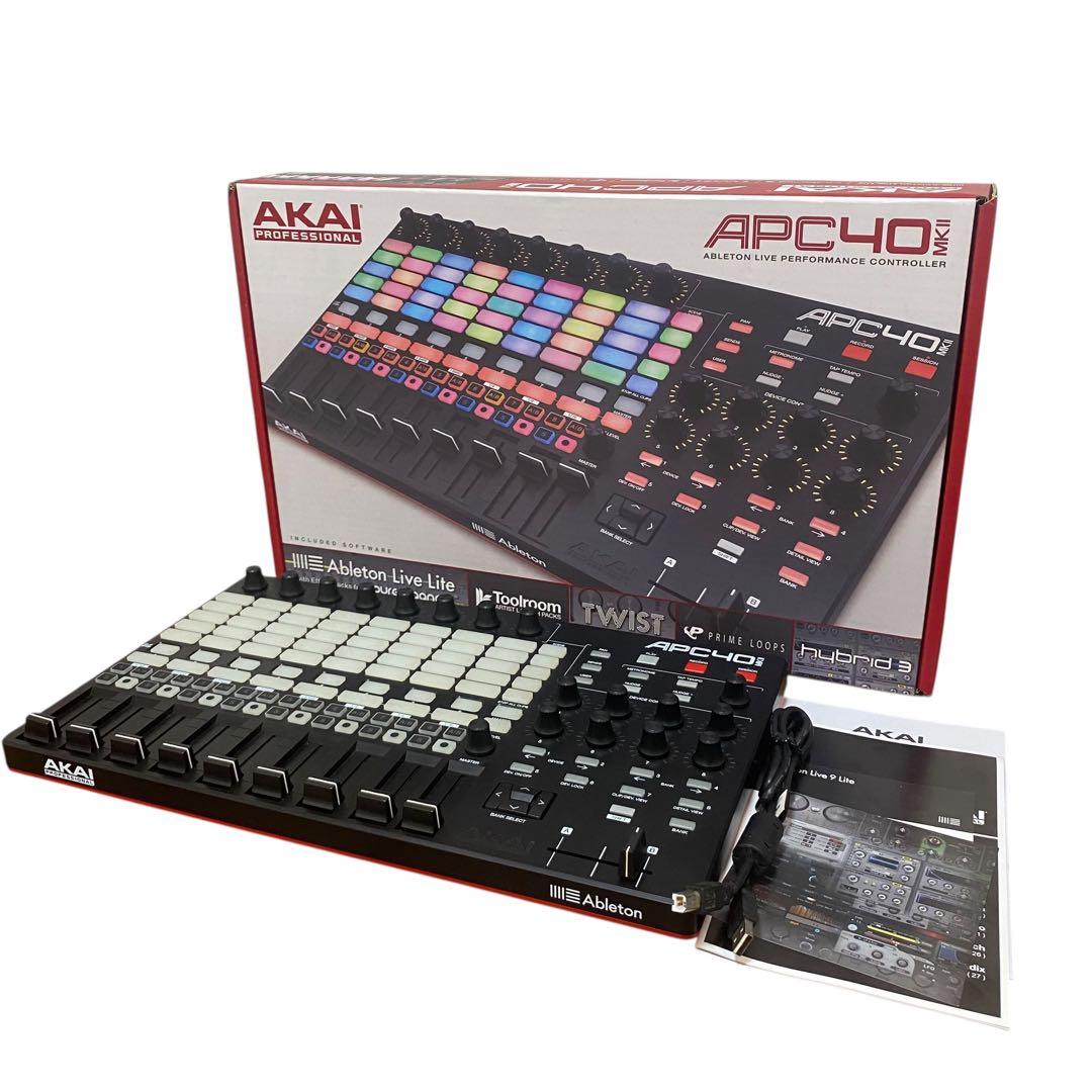 moon様用　AKAI APC40 MKⅡ MIDIコントローラ　DJ 元箱付