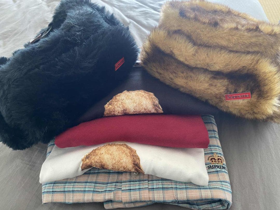 Supreme Dust Tee M バーガンディ