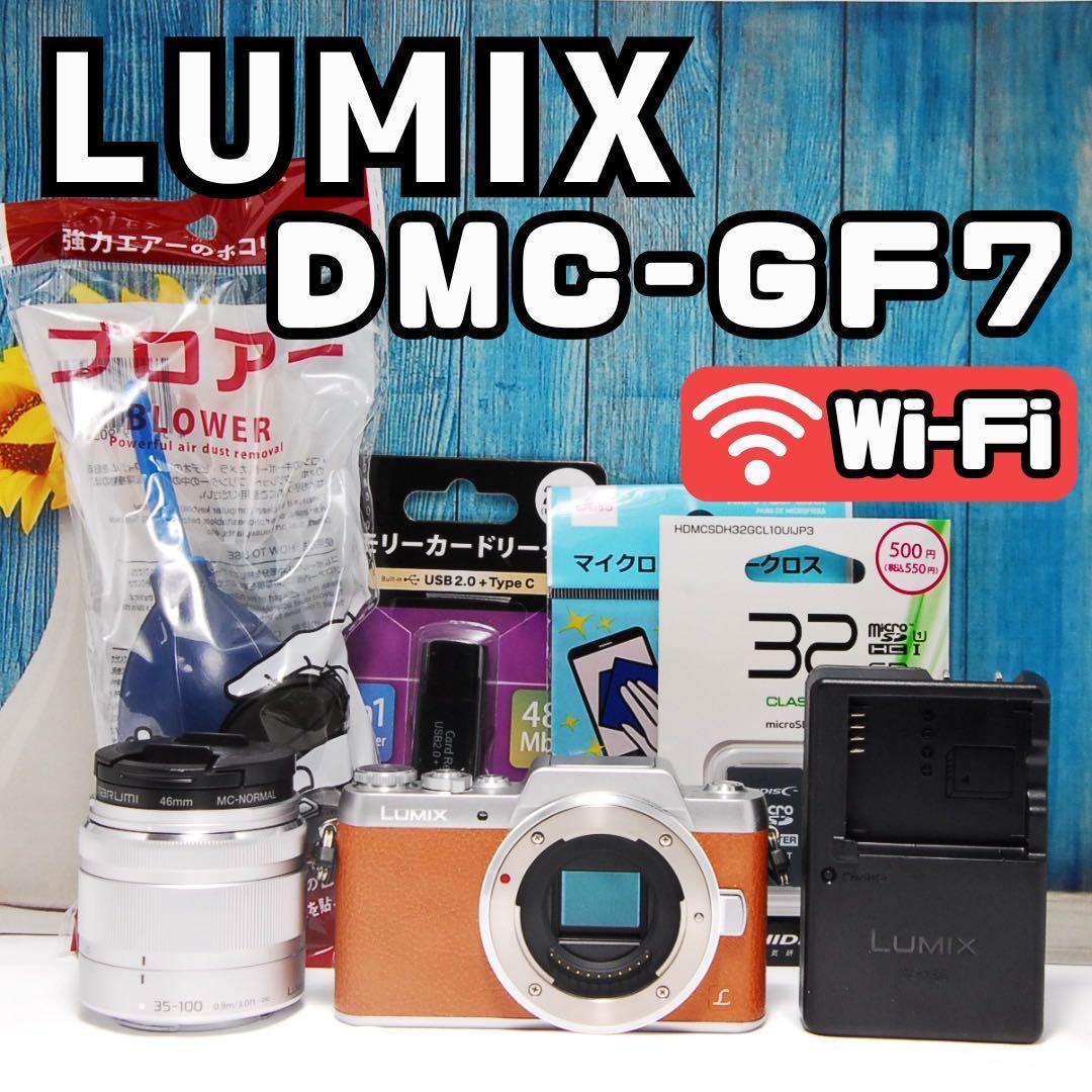 ショット数677回　LUMIX GF7 Wi-Fi ミラーレス 35-100mm