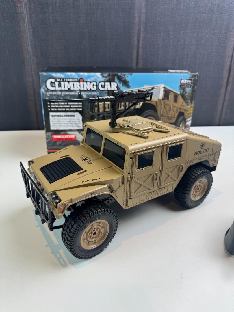 大型 無線リモコン オフロード ミリタリー 無線リモコンカー 技適認証済み