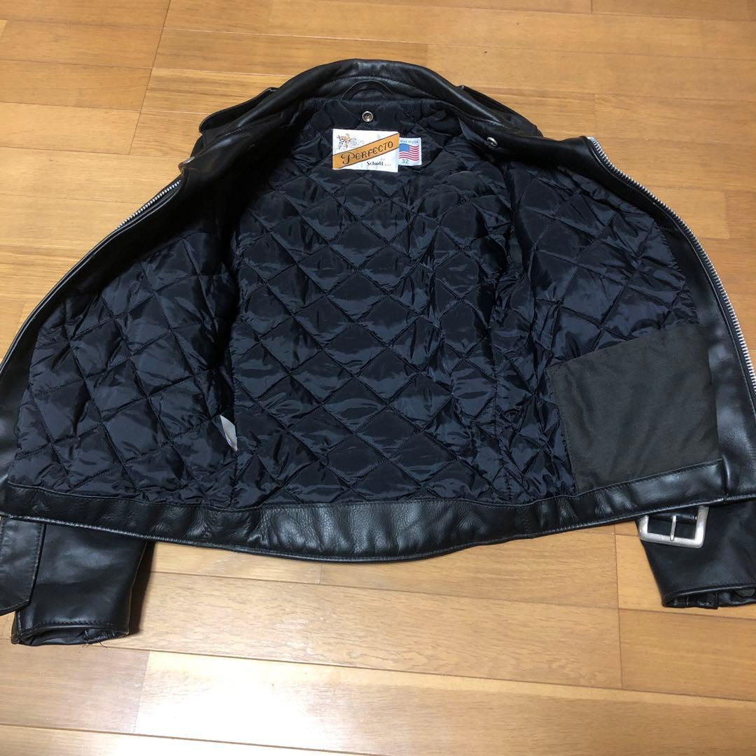 【美品】Schott ダブルライダースジャケット