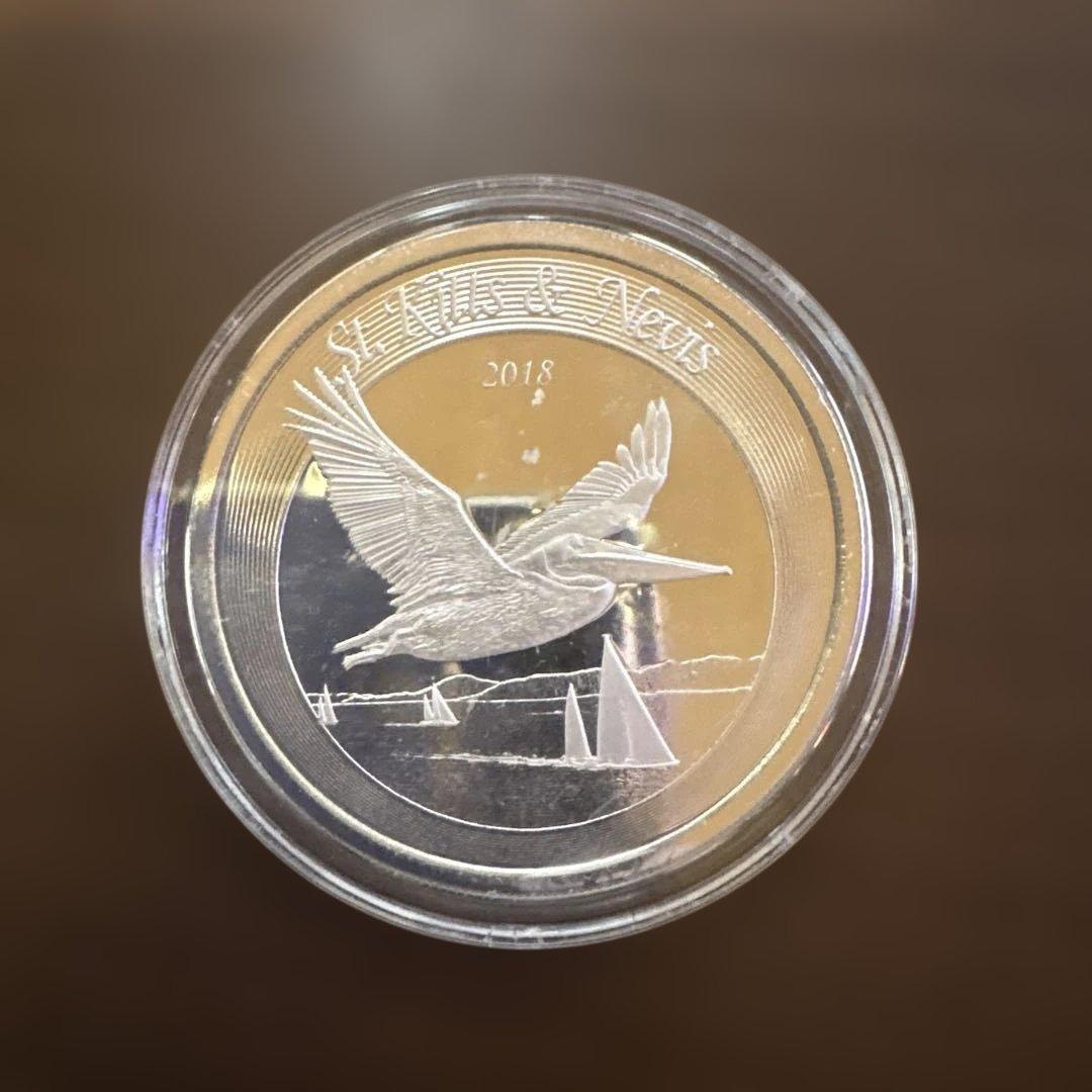 1オンス　銀貨　セントビンセント・グレナディーン 2018年 銀製記念硬貨