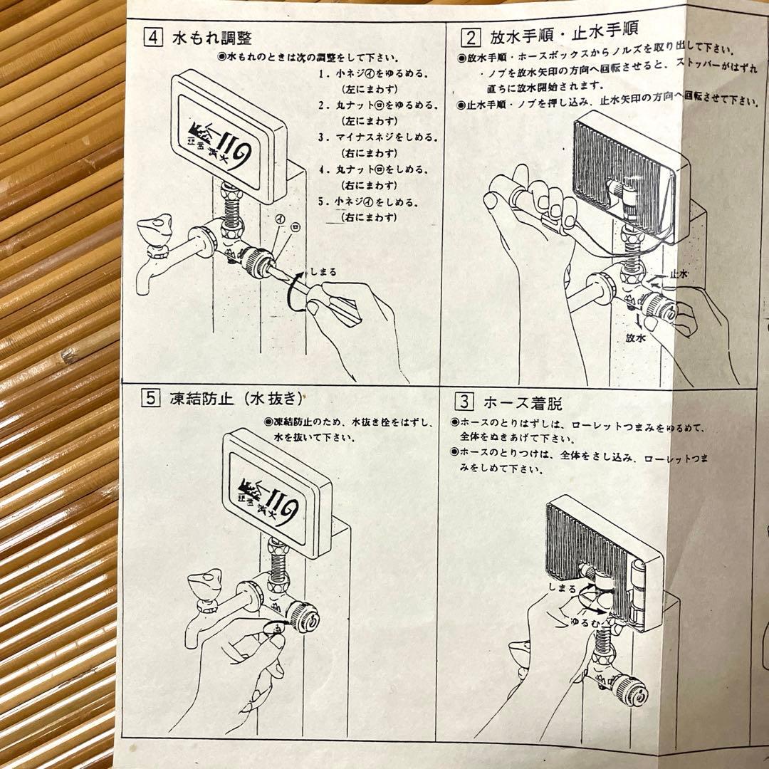 【新品】消火器　ファイヤー119 防災用品　火事　消火　昭和レトロ　防災グッズ