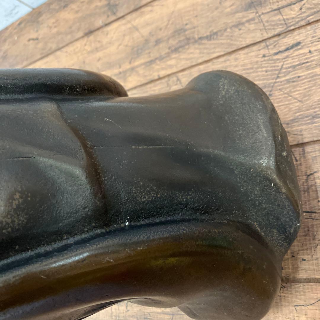 昭和レトロ 焼物 長老寿 老人 置物 オブジェ インテリア レトロ