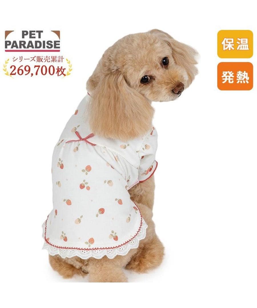 新作 ペットパラダイス ペティヒート天竺 Tシャツ 《いちご》 超小型犬 小型犬