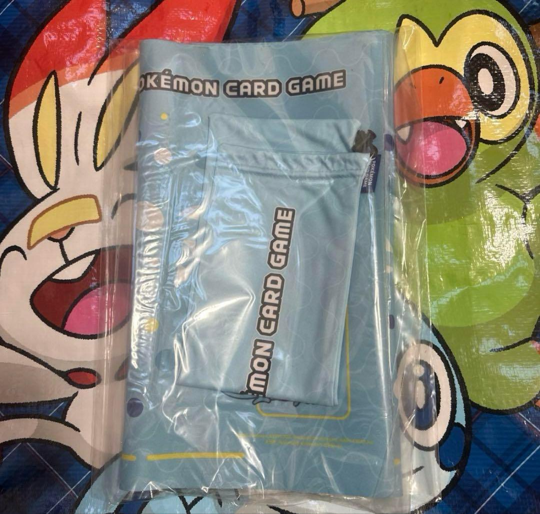 ポケモン　海外　韓国　袋付プレイマット　メッソン