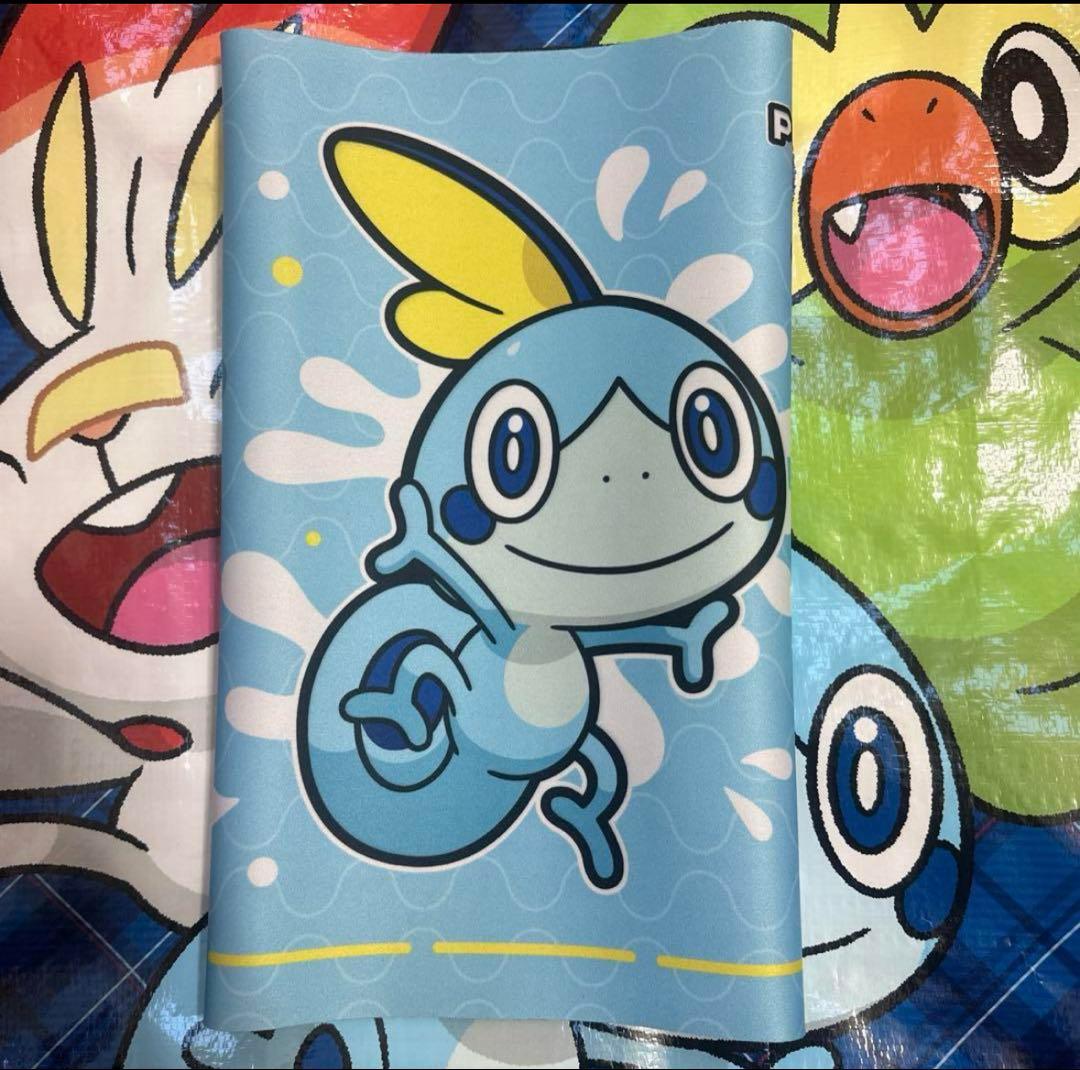 ポケモン　海外　韓国　袋付プレイマット　メッソン