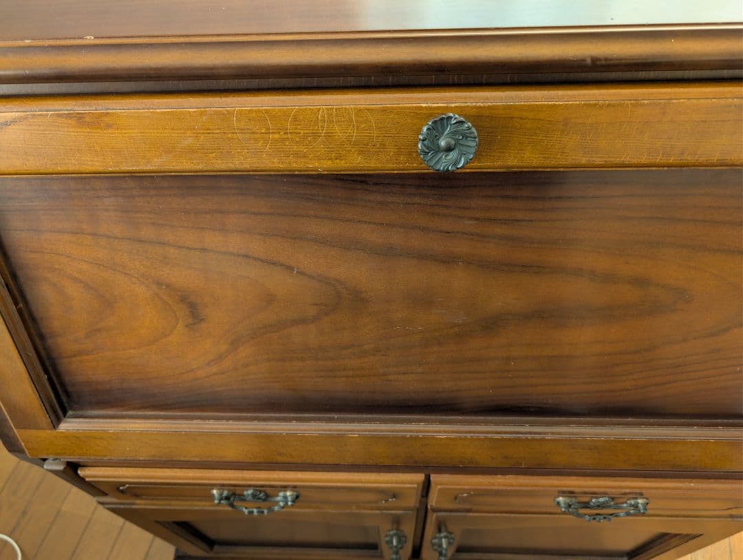 【カリモク】文机　木製アンティーク