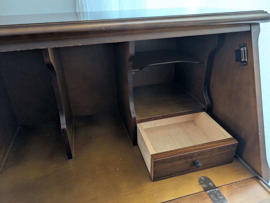 【カリモク】文机　木製アンティーク