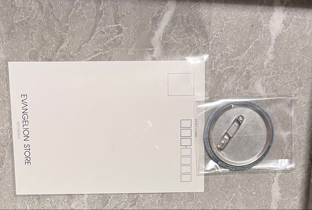 エヴァンゲリオン 缶バッジとポストカードセット 綾波レイ