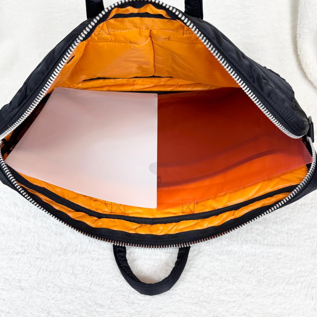 【極美品】PORTER ポーター タンカー A3 2way ブリーフケース 黒