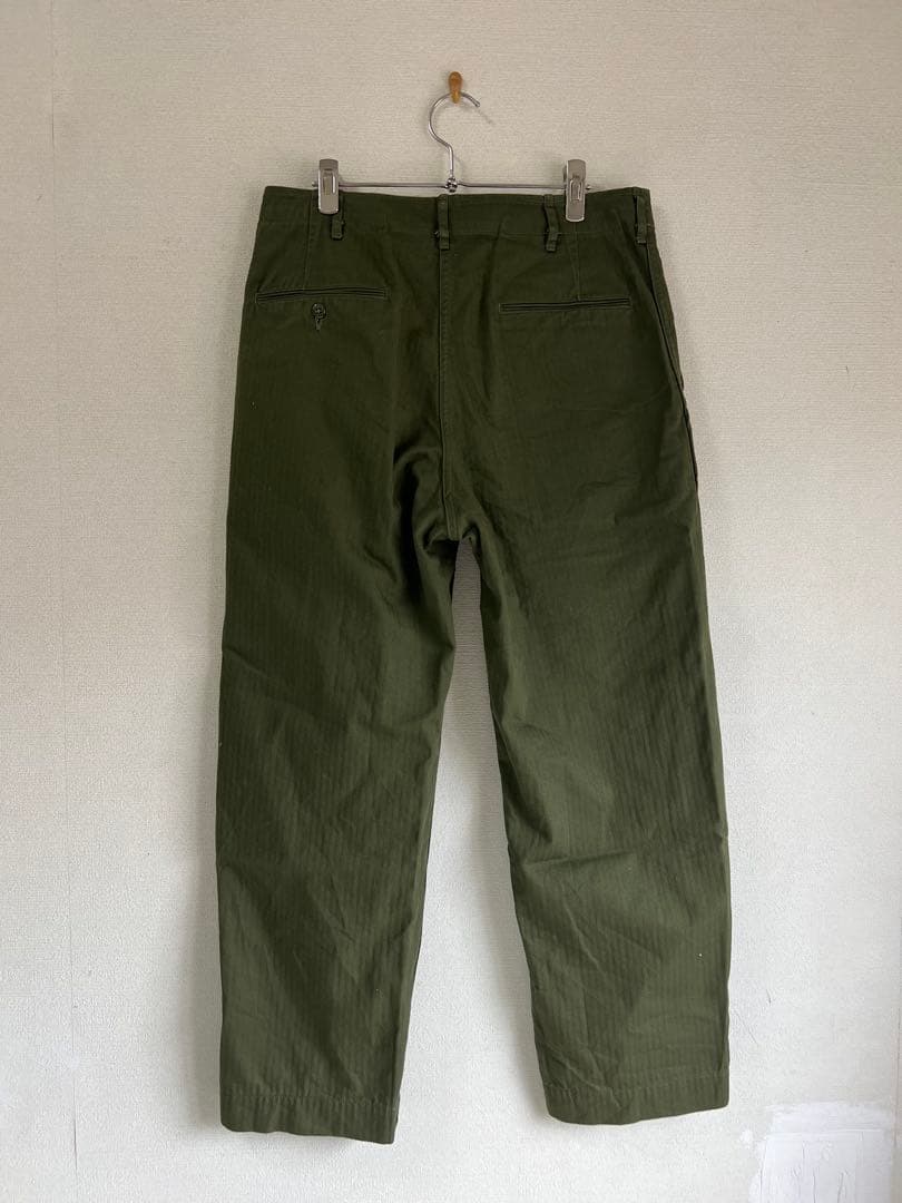 ANATOMICA アナトミカ 34 ヘリンボーンツイル チノパンツ 日本製