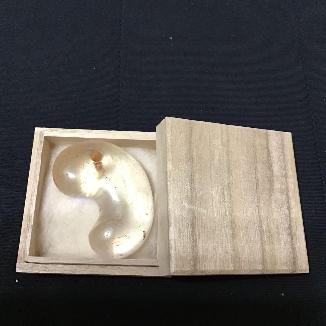 出土品　縄文時代　透明　水晶　大型勾玉　古代　浪漫　神話　コレクション