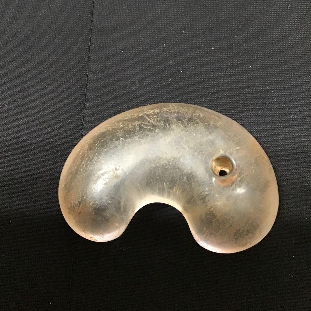 出土品　縄文時代　透明　水晶　大型勾玉　古代　浪漫　神話　コレクション