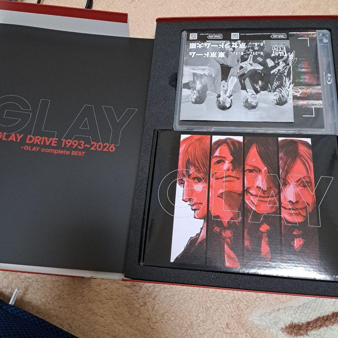 GLAYベストアルバム『DRIVE 』G-DIRECT限定盤 CDプレイヤー
