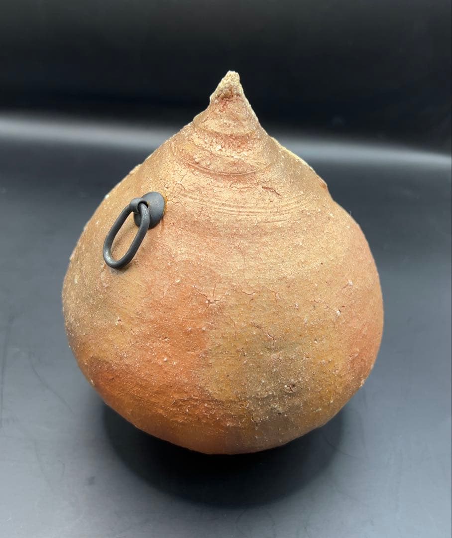 杉本貞光（造）信楽 宝珠形花入