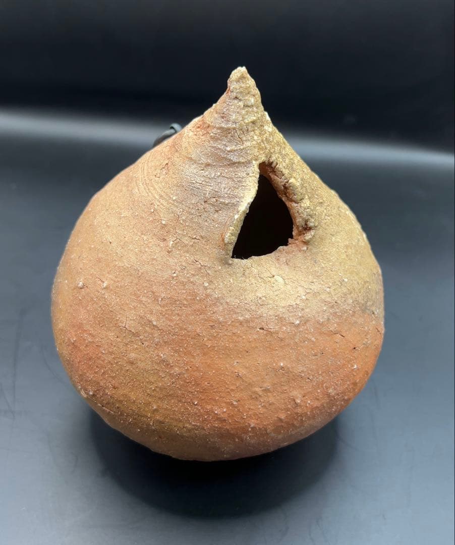 杉本貞光（造）信楽 宝珠形花入