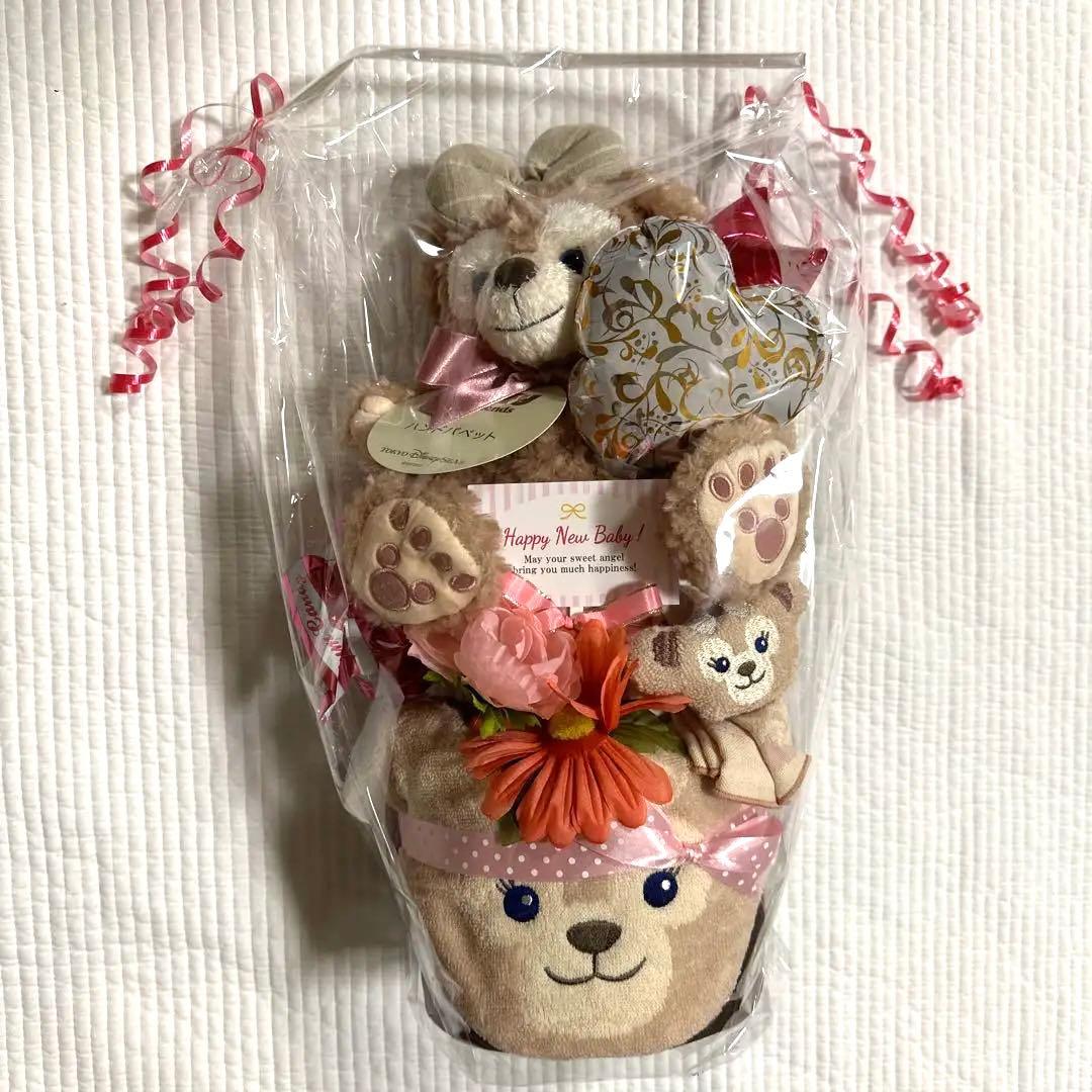 シェリーメイ　オムツケーキ　ぬいぐるみ　ハンカチ　パペット　ラトル　スタイ