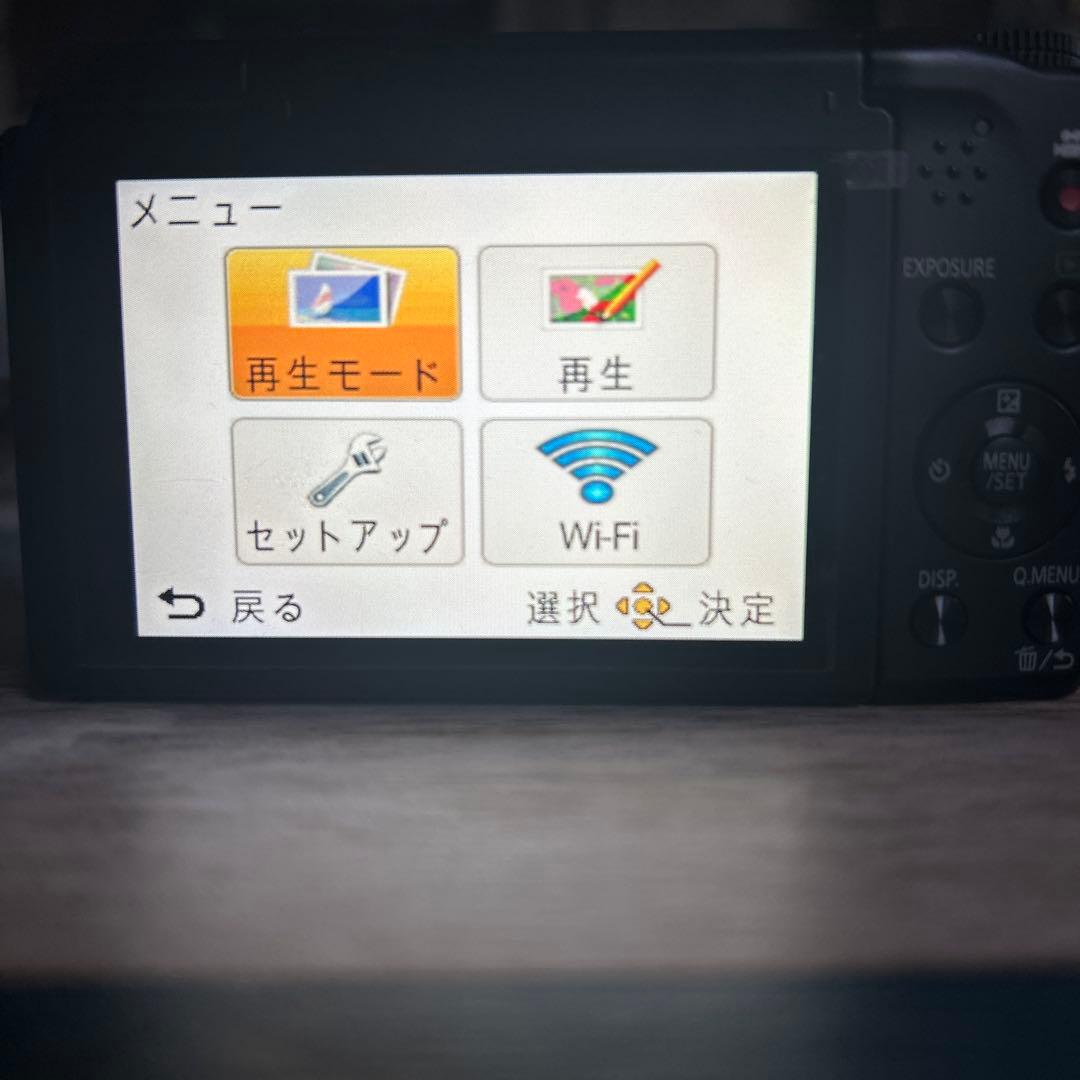 Panasonic LUMIX TZ55 ブラック(中古) SDカード付