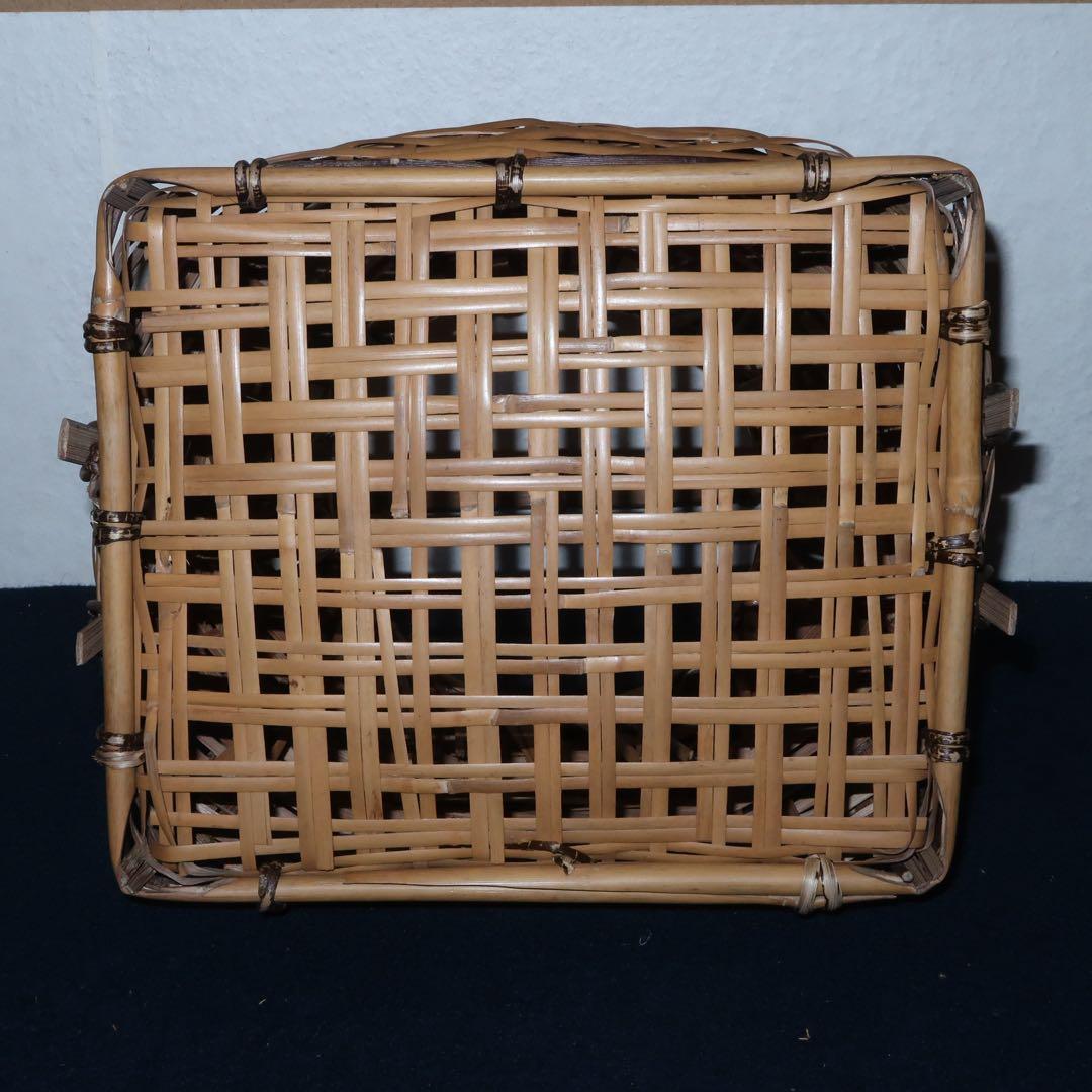 【茶道具】宗全籠　花入　桐箱付き