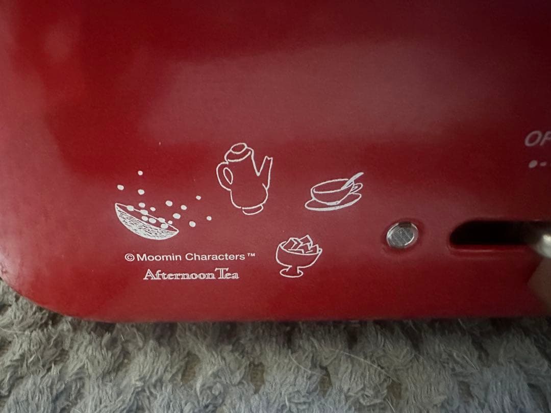 BRUNOムーミン ホットプレート レッド たこ焼きプレート付き