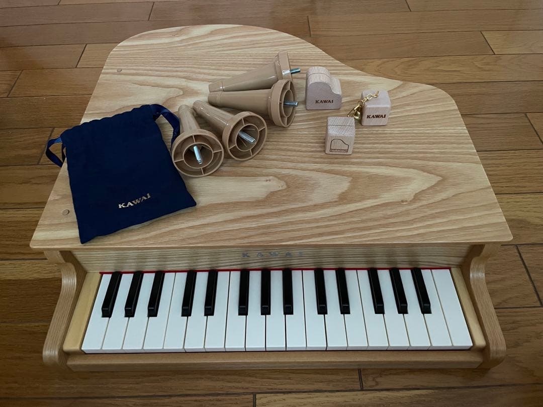 カワイ　グランドピアノ ナチュラル1144 おまけ付き