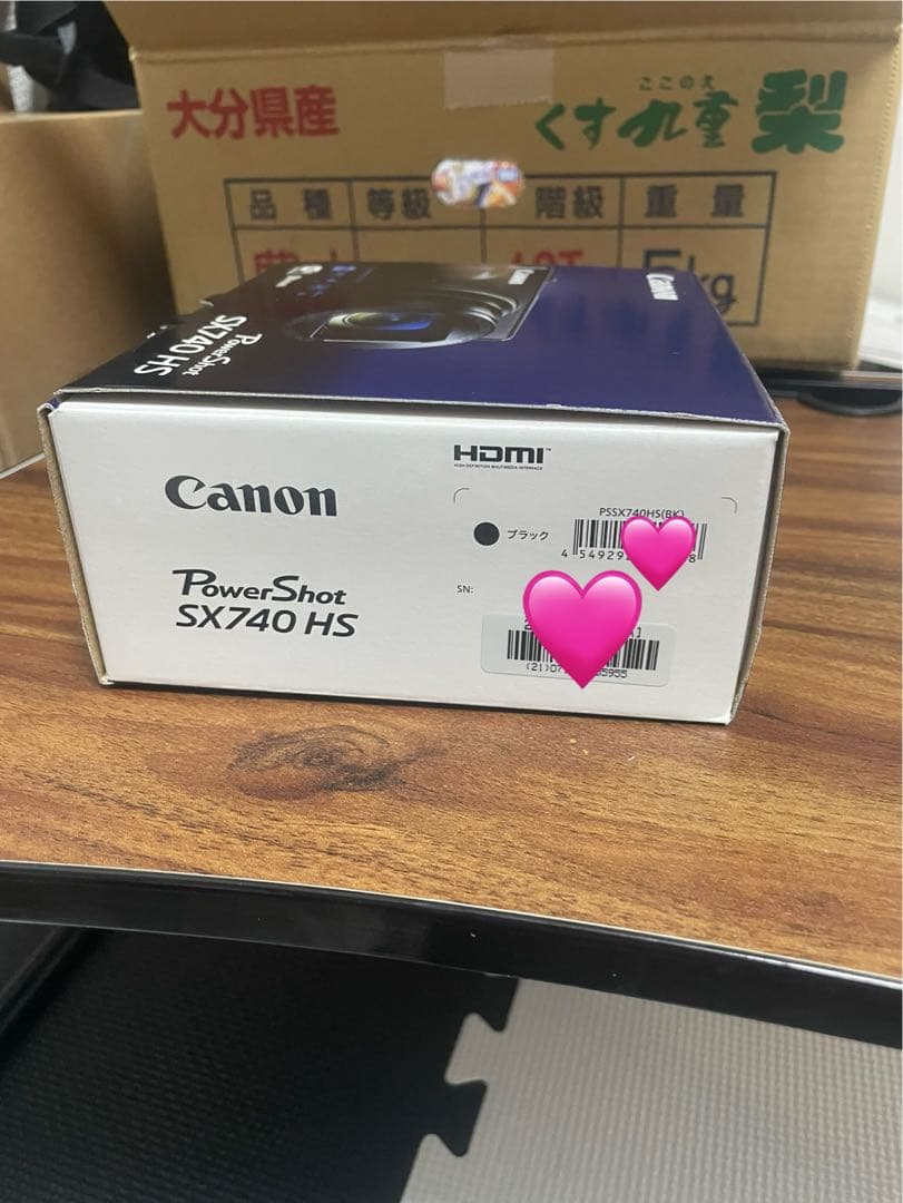 【新品・未使用】キヤノン　POWERSHOT SX740 HS ブラック