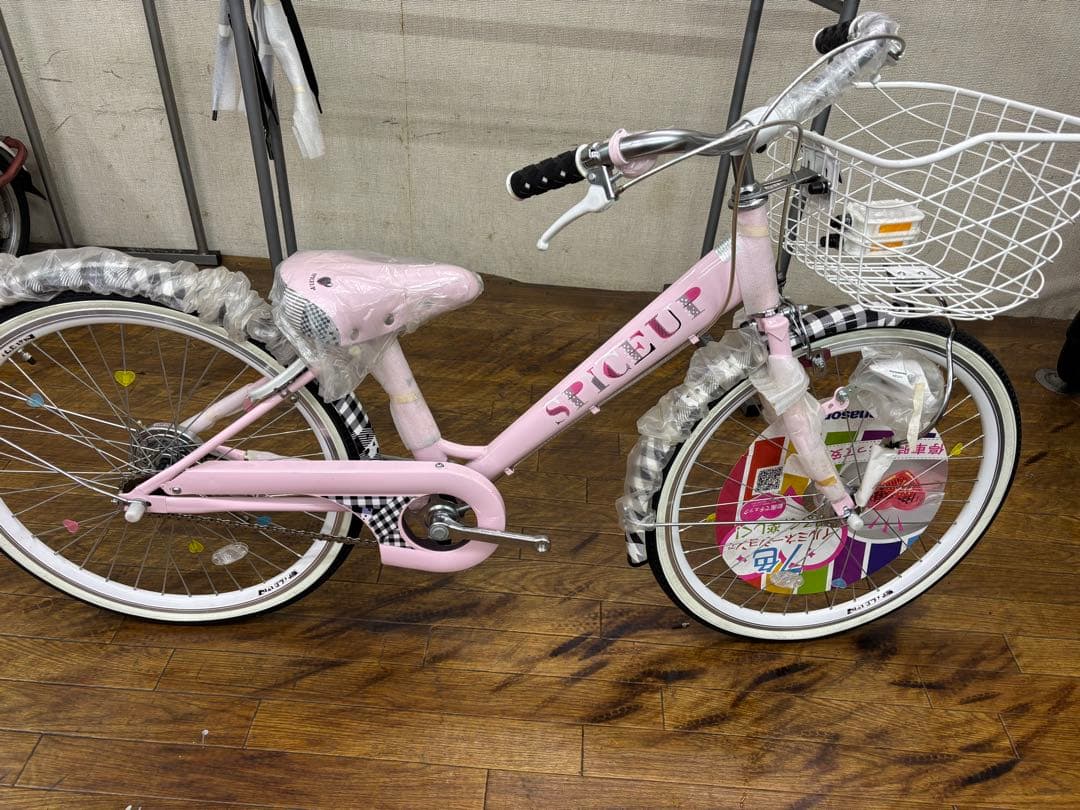 【閉店処分】子供用自転車　22インチ　オートライト