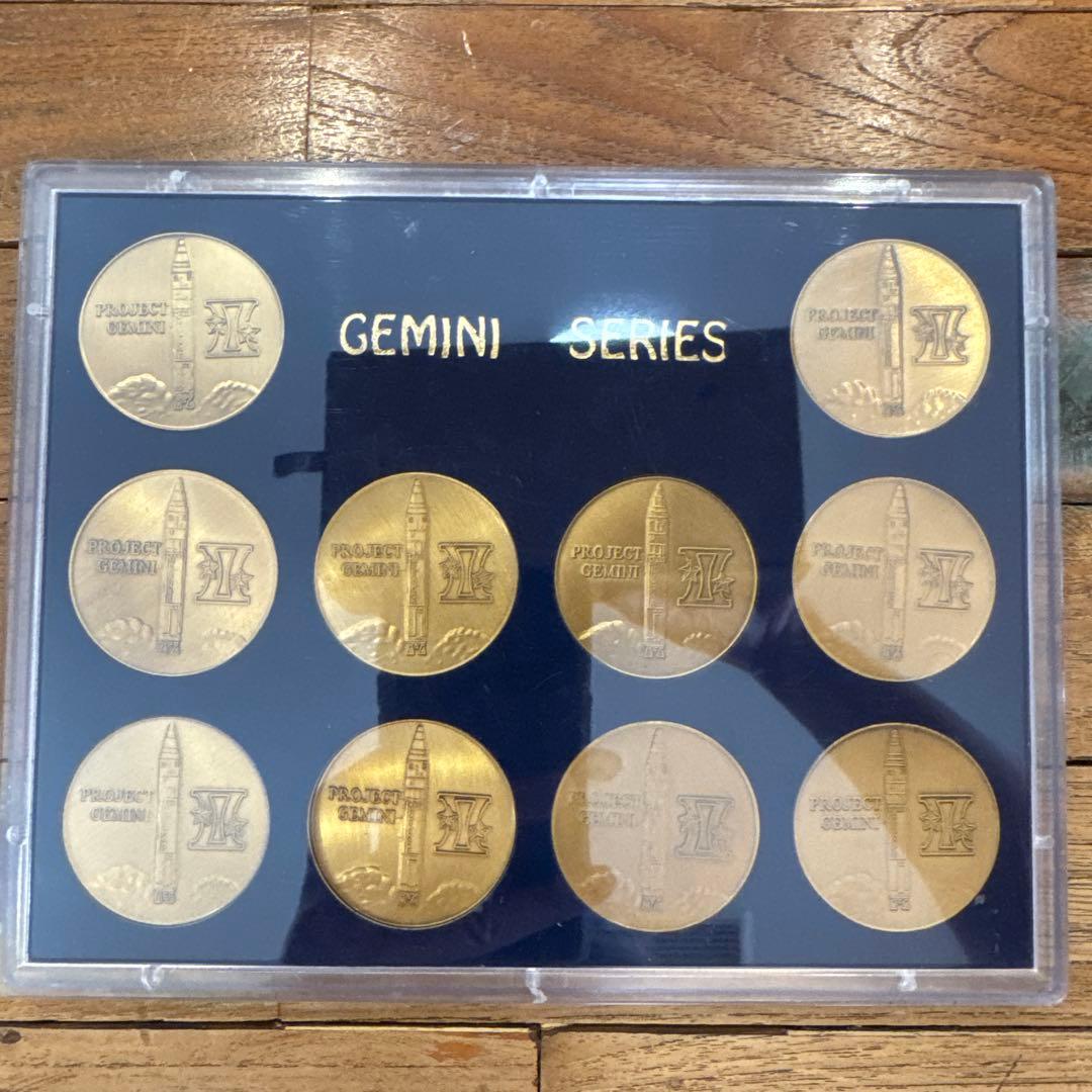 プロジェクト・ジェミニ計画　記念メダルセット　希少品　記念品　NASA