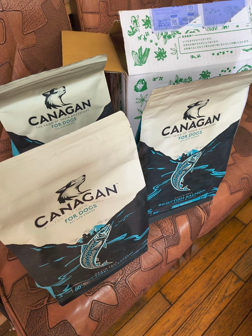 カナガン スコティッシュサーモン ドッグフード 未開封2kg 3袋 再値下げ