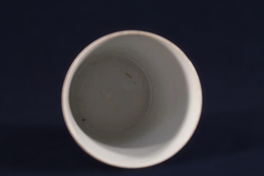 448 古伊万里色絵松竹梅図蕎麦猪口　江戸中期