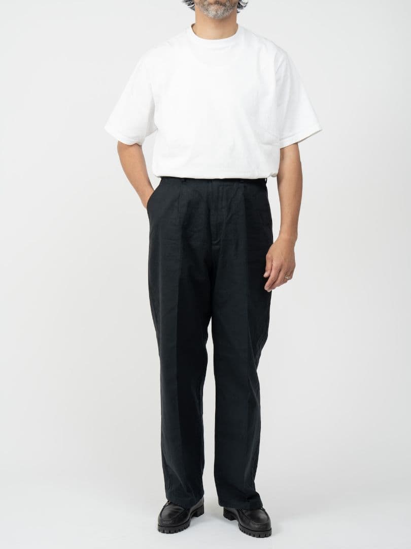 パンツ ovy One Tuck Wide Chino Pants L kaja