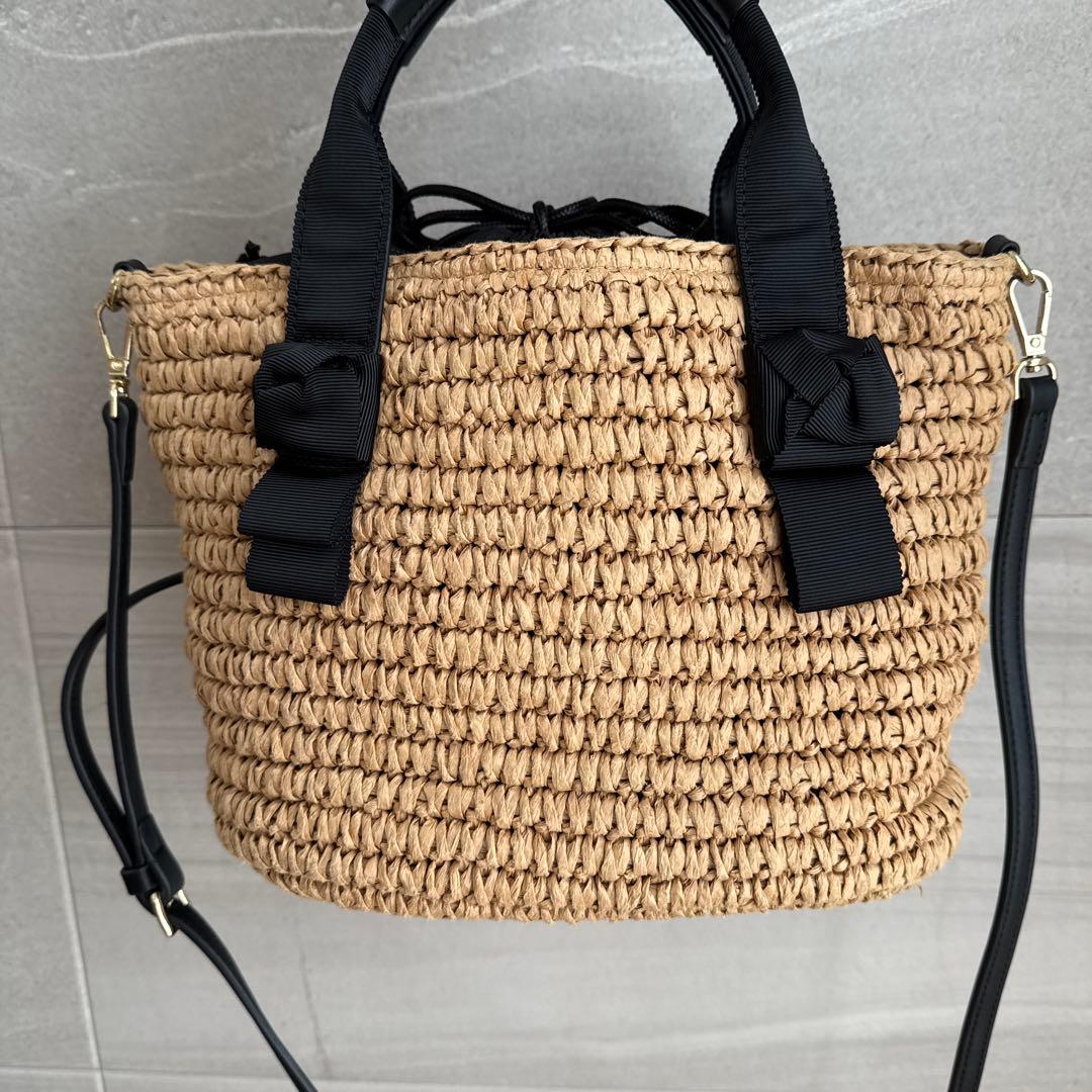 ANTEPRIMA アンテプリマ ミスト オルタ ラフィア 2way カゴバック