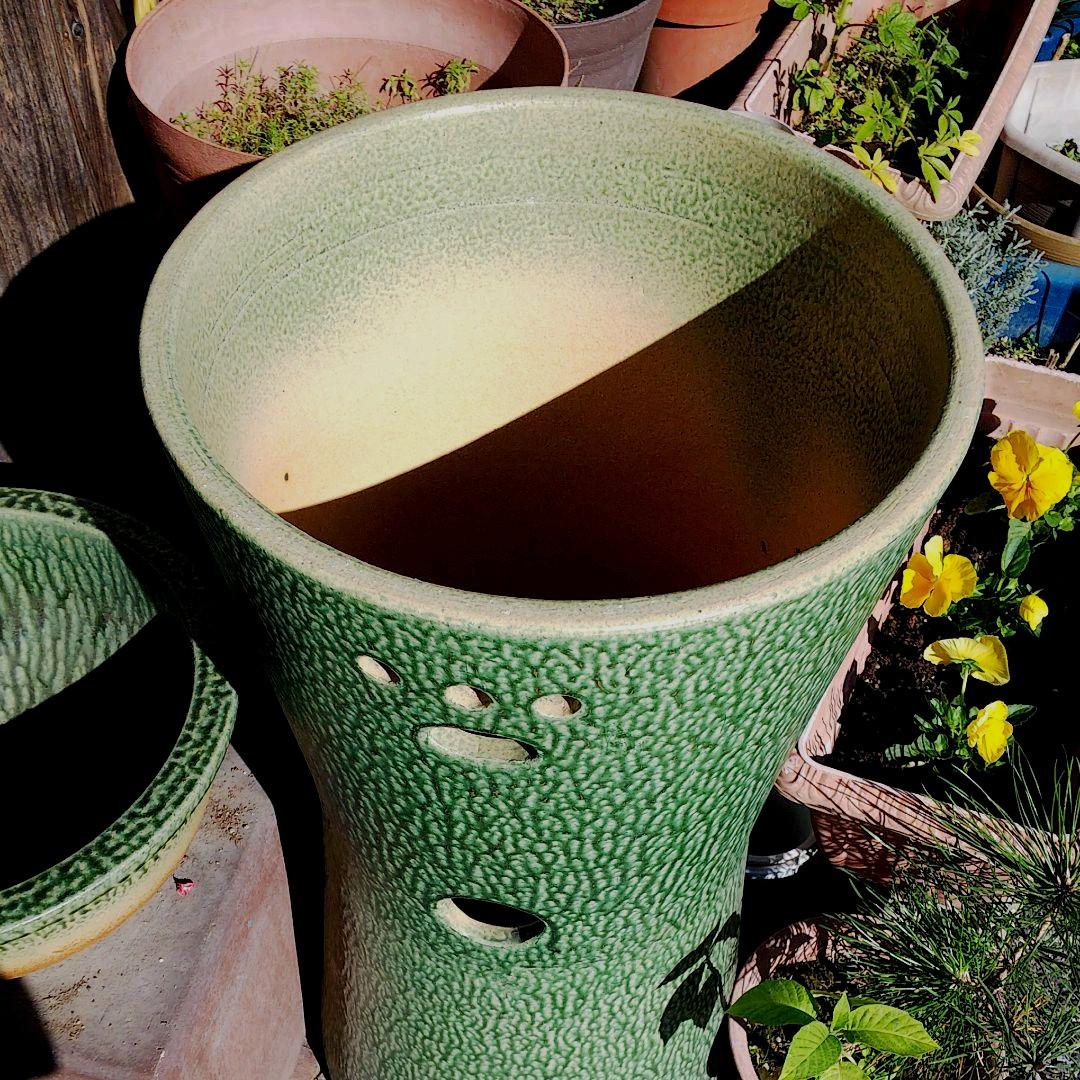 手洗い洗面器受け台信楽焼