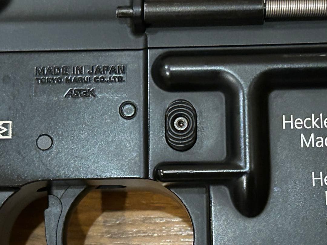 東京マルイ製 電動ガンHK416D ロアレシーバリアルレーザ刻印追加、精密バレル