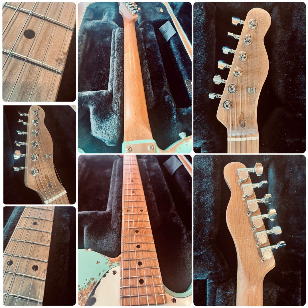 ⭐︎ハードレリックテレキャスタータイプ/P-90×L-500/サーフグリーン⭐︎