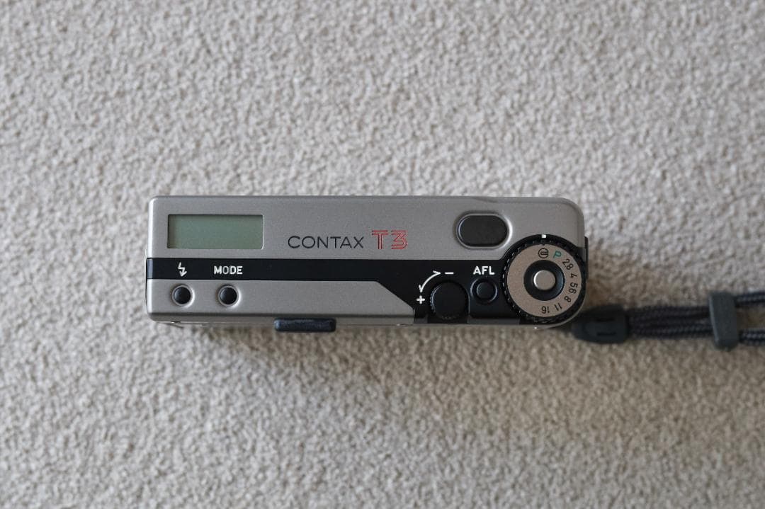 【動作確認済み】CONTAX T3 チタンシルバー シングルティース 美品