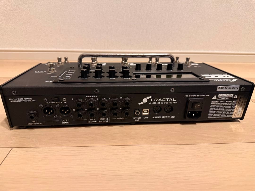 Fractal Audio Systems AX8 ギター アンプシミュレーター