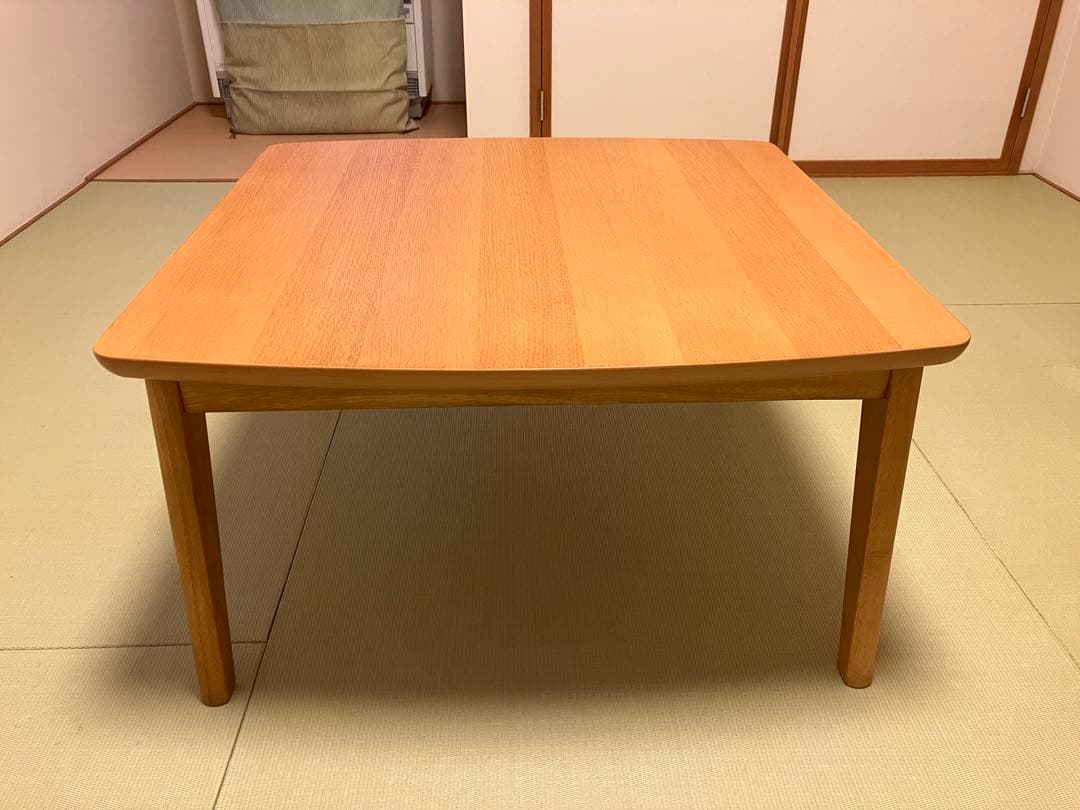 北欧風 スクエアこたつテーブル 75cm × 75cm