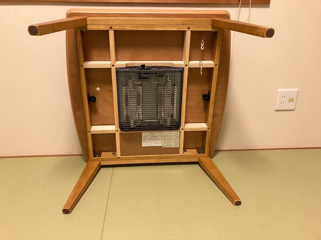 北欧風 スクエアこたつテーブル 75cm × 75cm