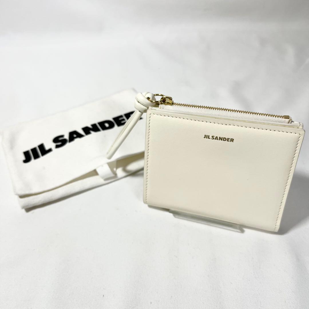 JILSANDER ジルサンダー 財布 二つ折り ウォレット 保存袋 ホワイト