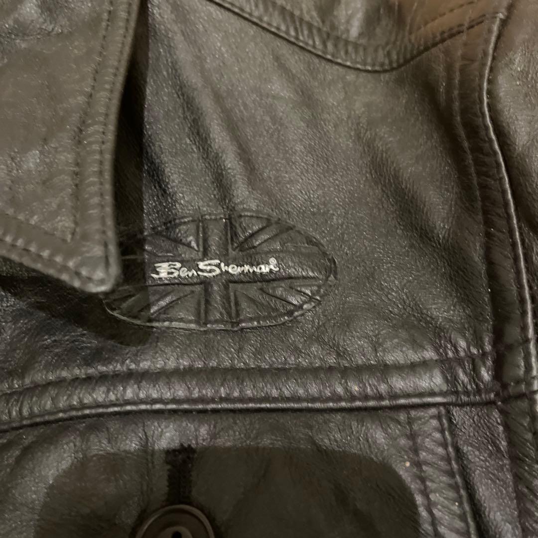 ベンシャーマン　Lサイズ　ライダースジャケット黒