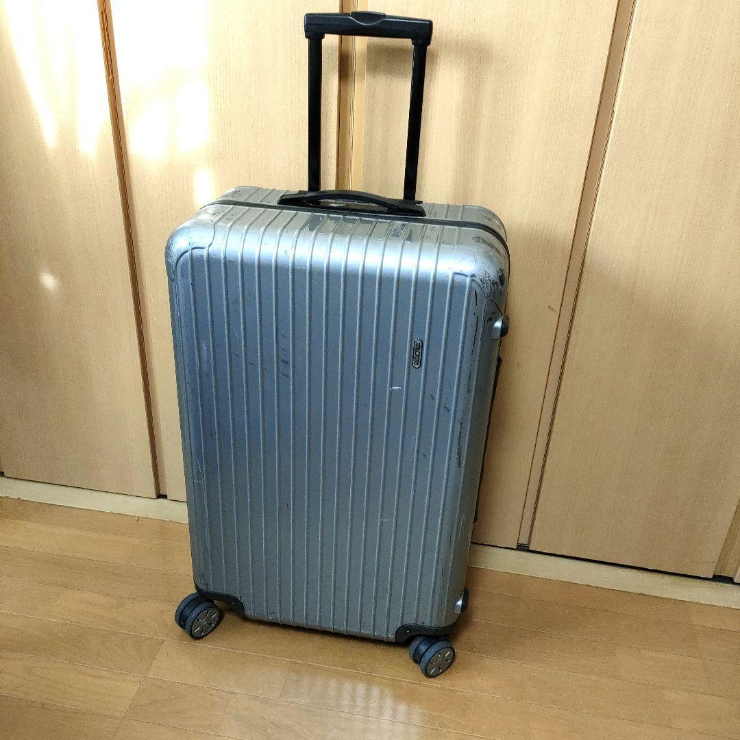 リモワ　サルサ　82L 　シルバー　4輪 グレー　スーツケース　TSA 大容量