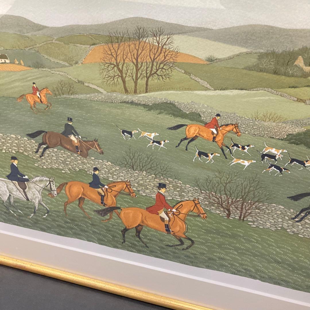 限定版 200ヴィンセント ハデルシー リトグラフ ハンティングインアイルランド