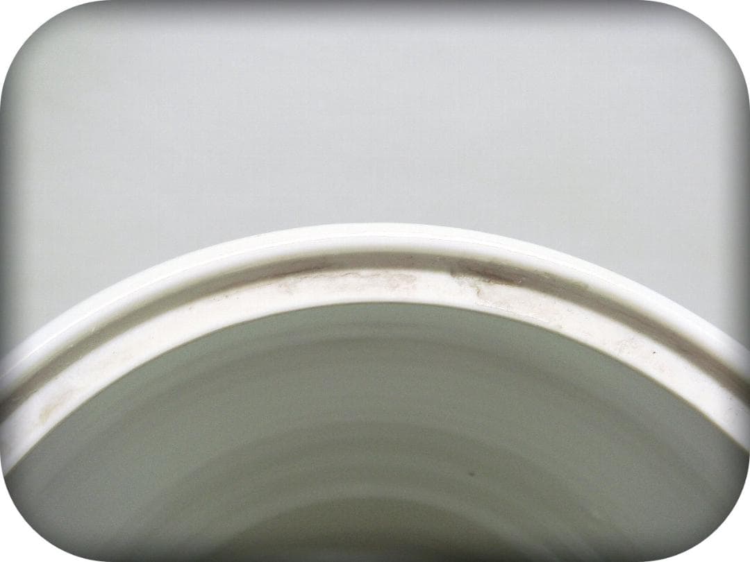 64『染付 松竹梅 水指 共箱』　　/骨董品 古美術 茶道具 アンティーク