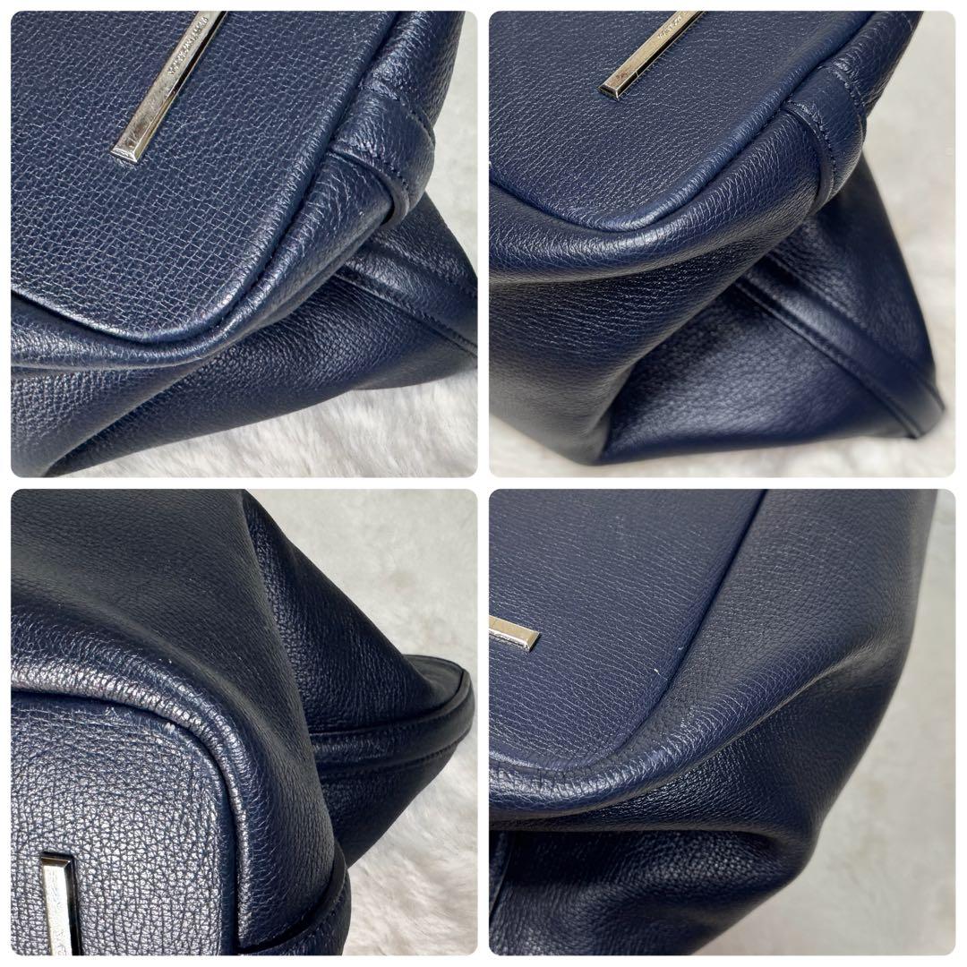 PELLE MORBIDA ペッレモルビダ トートバッグ デッキ9 ネイビー