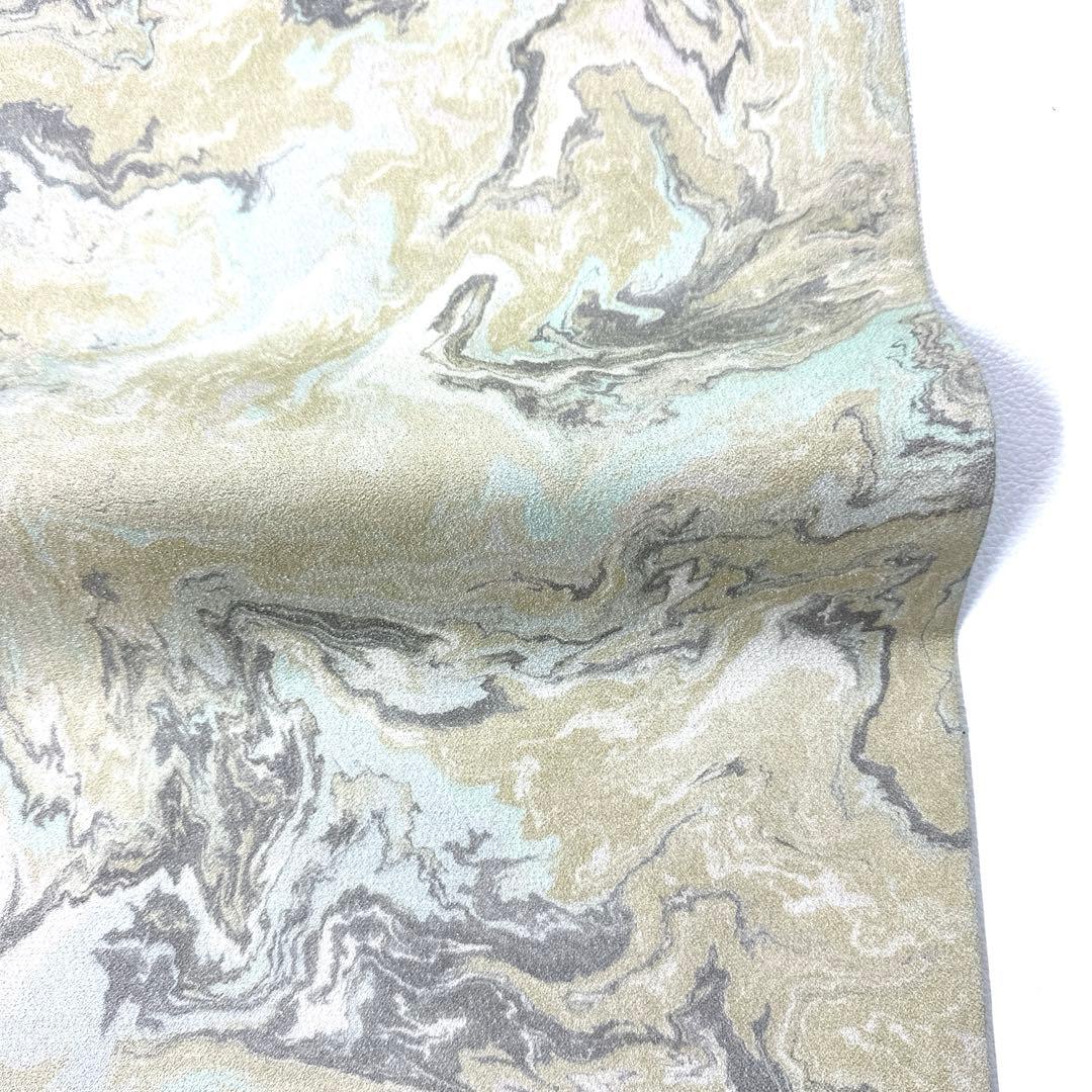 専用帯4755 ●高級 正絹 全通 袋帯 墨流し