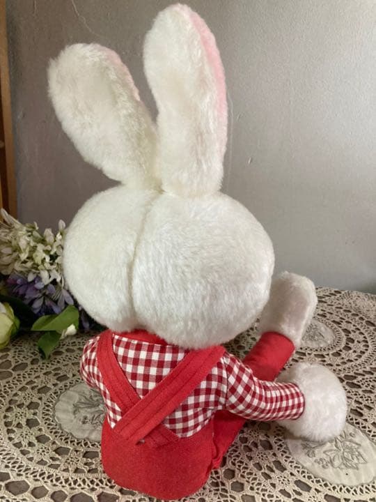 脚長 うさぎ ぬいぐるみ 昭和レトロ 当時物 インテリア レトロポップ
